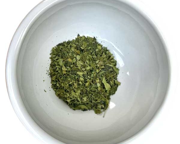 moringa in a white bowl