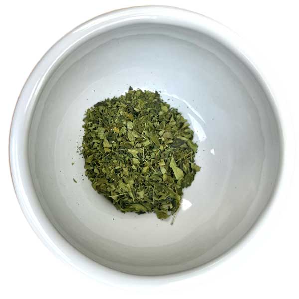 moringa in a white bowl